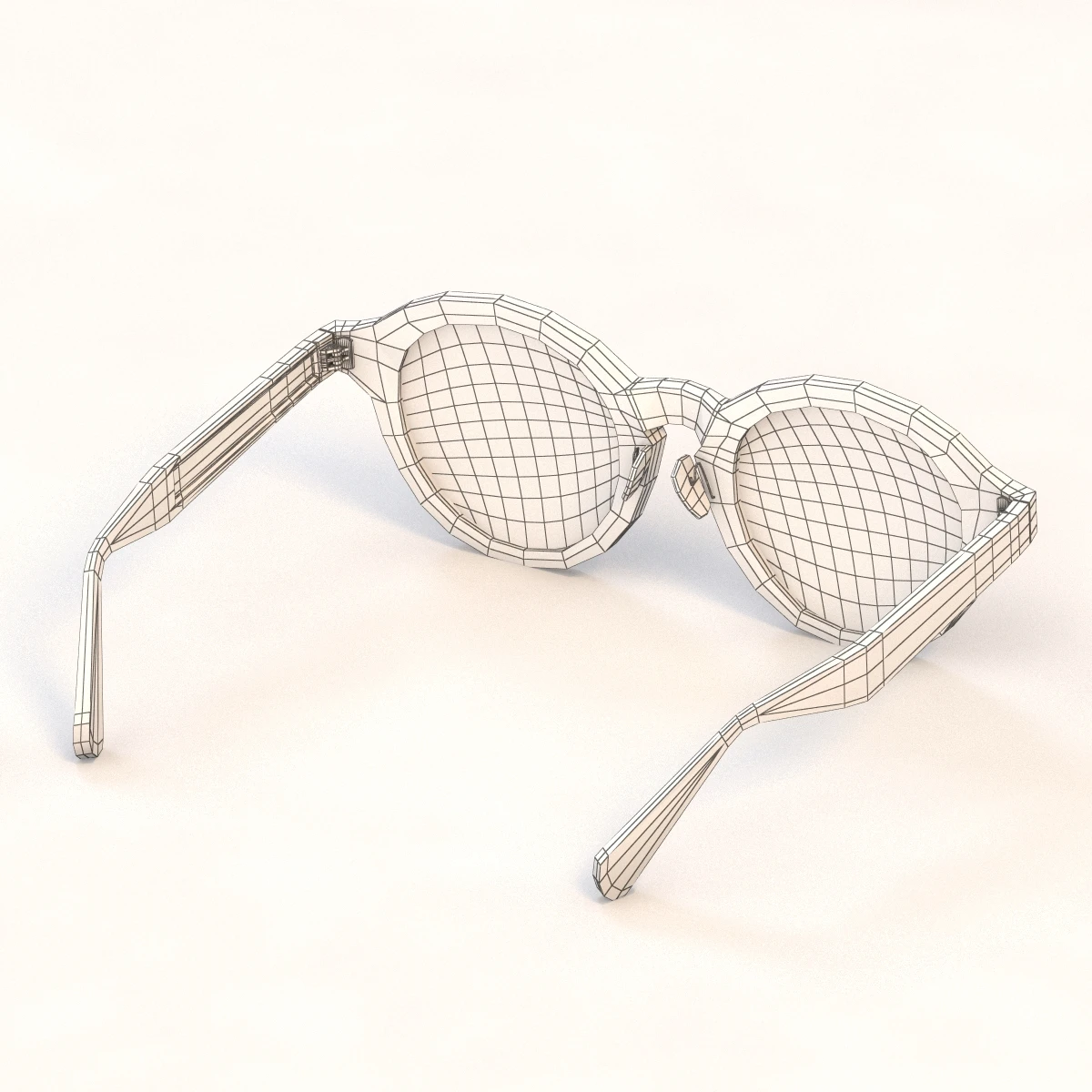 Barneys Oliver Peoples Sunset Sunglass 3D Model_014