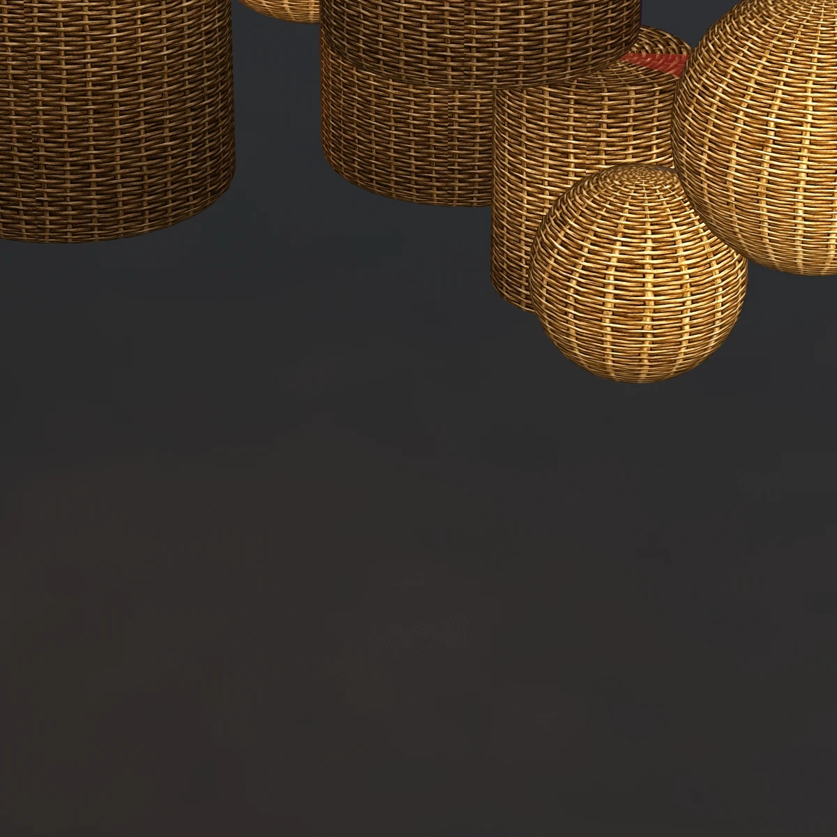 Basket Chandelier 3D Model_03