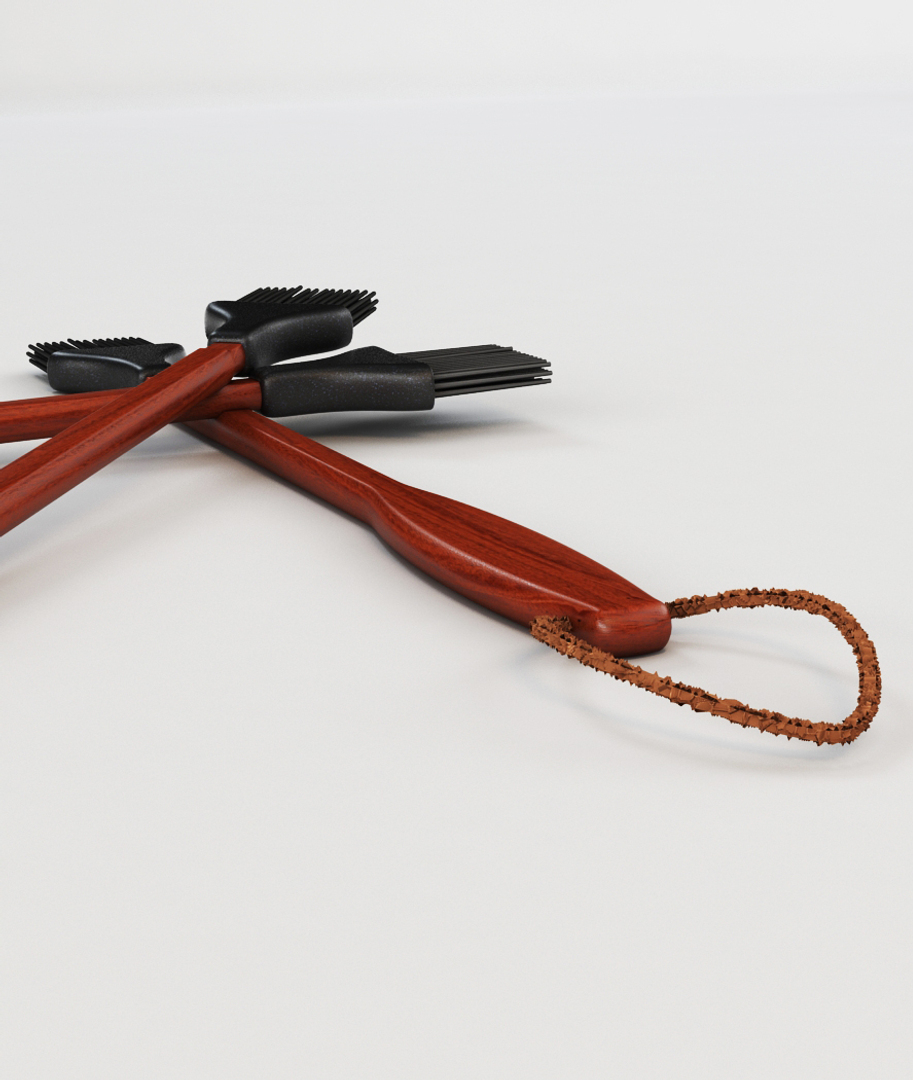 BBQ Basting Brush 3D Model_03