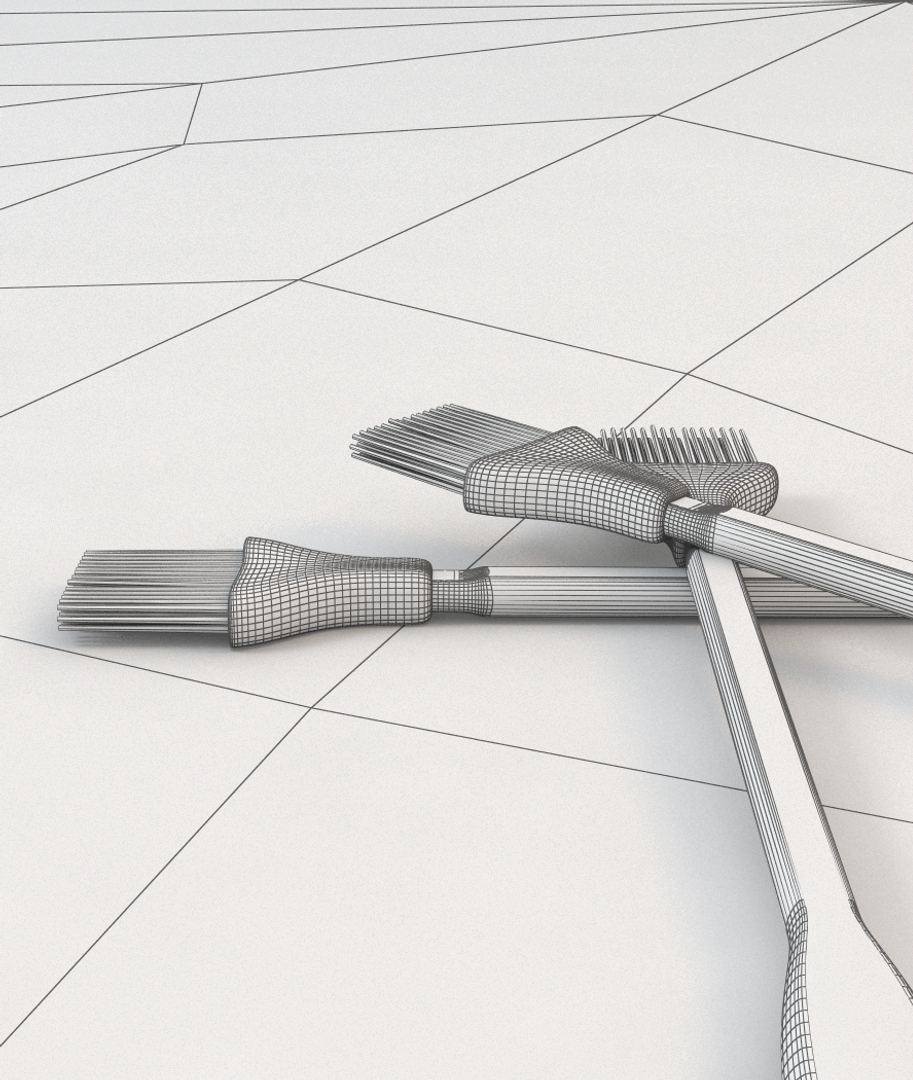 BBQ Basting Brush 3D Model_06