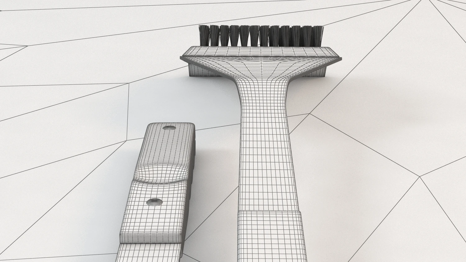 BBQ Grill Brush 3D Model_06