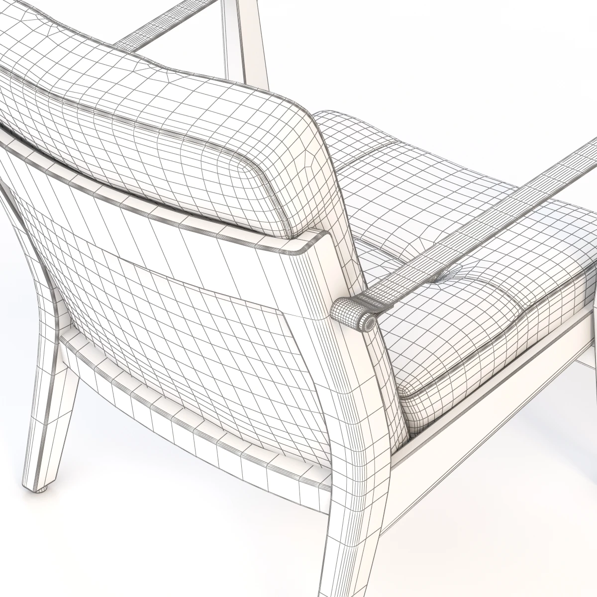Capo Lounge Armchair 3D Model_014