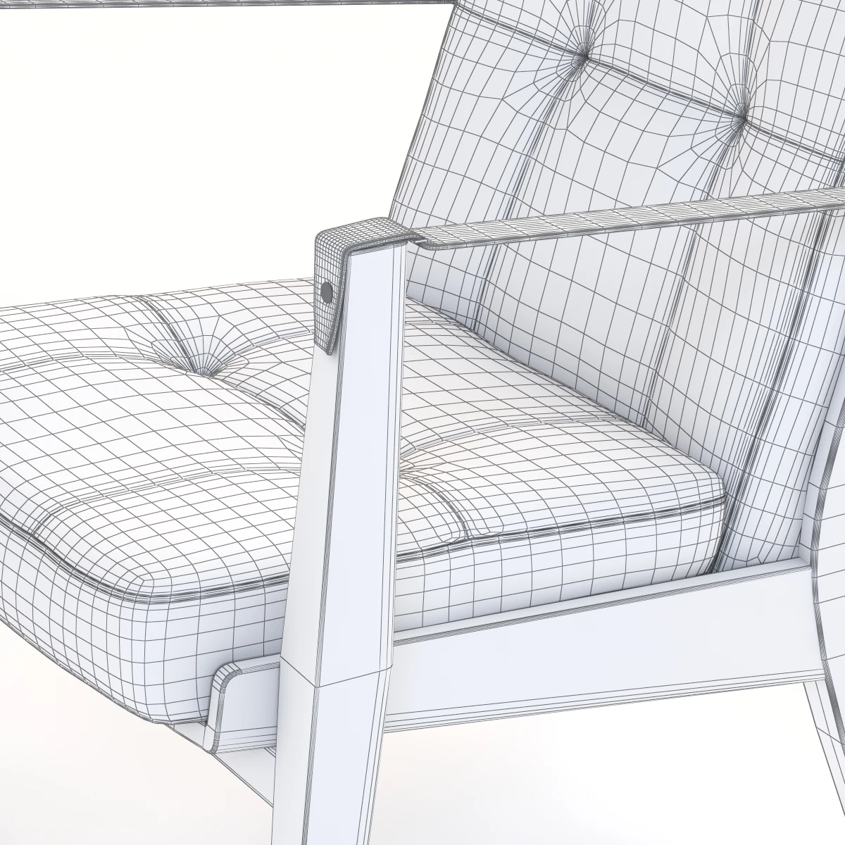 Capo Lounge Armchair 3D Model_010