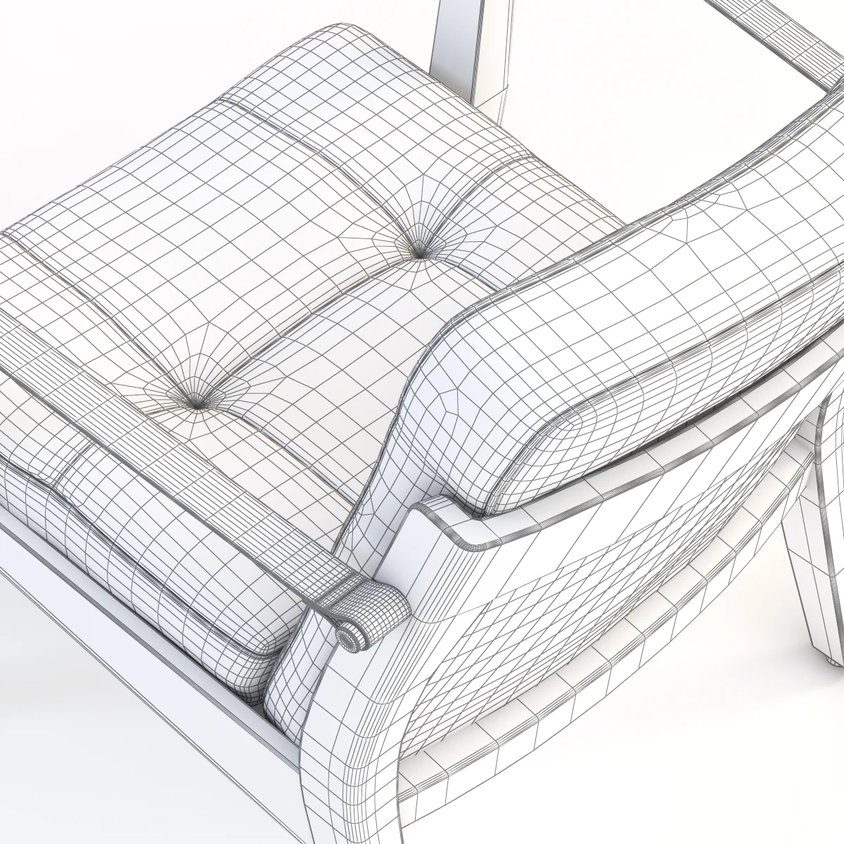 Capo Lounge Armchair 3D Model_012