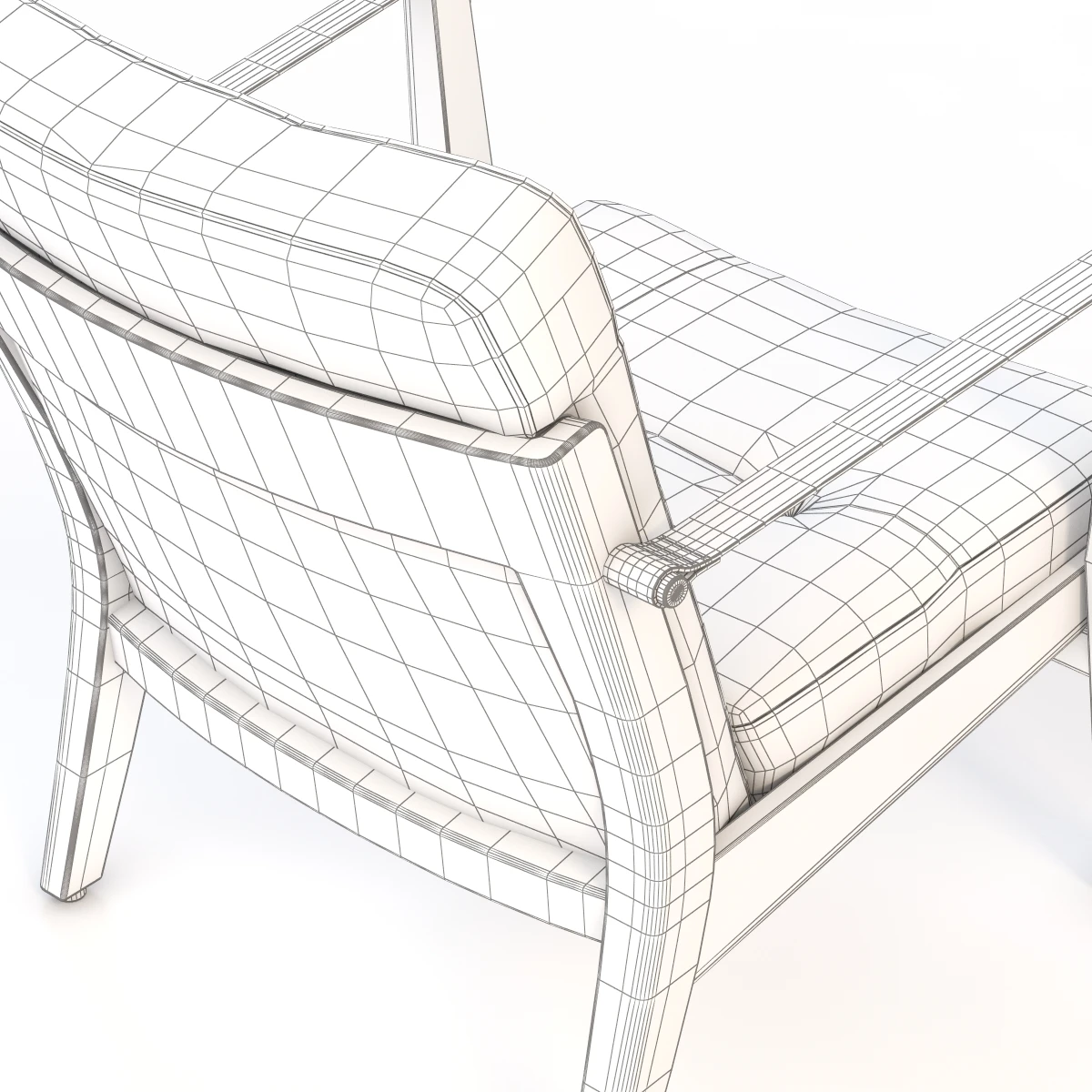 Capo Lounge Armchair 3D Model_015