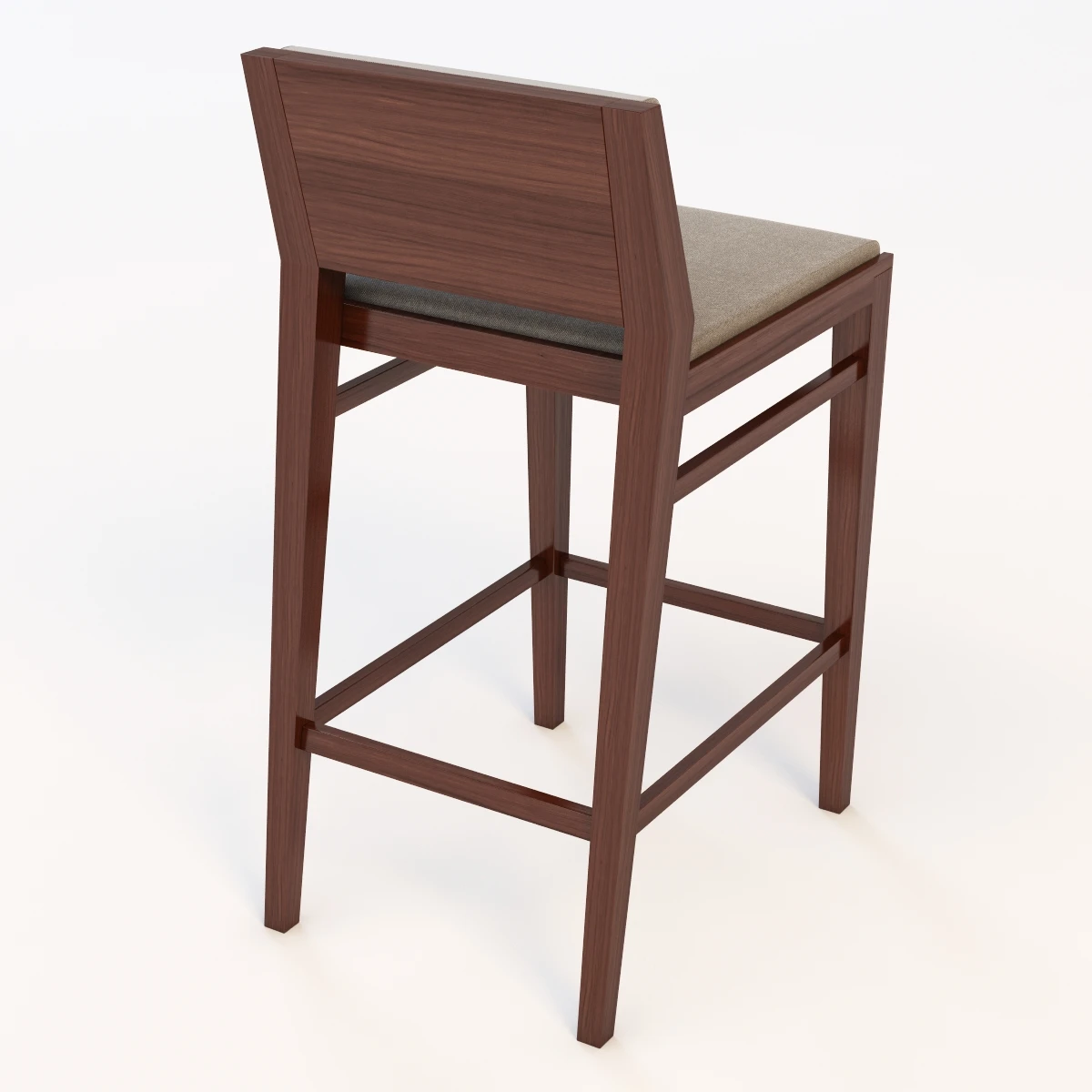 Caron Wooden Bar Chair 3D Model_04
