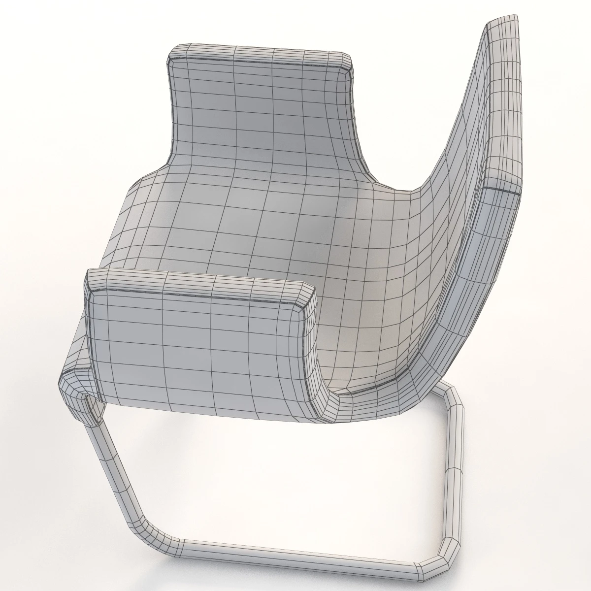 Design Depot Bonaldo Skip Lounge Armchair 3D Model_014