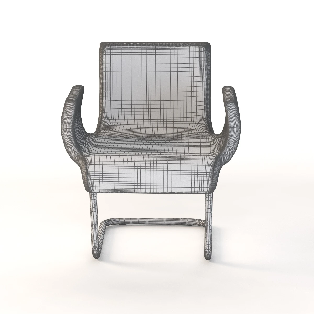 Design Depot Bonaldo Skip Lounge Armchair 3D Model_011