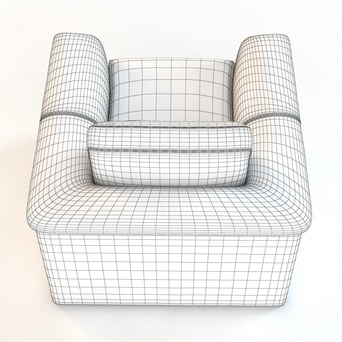 Detail Barkley Lounge Chair 3D Model_013