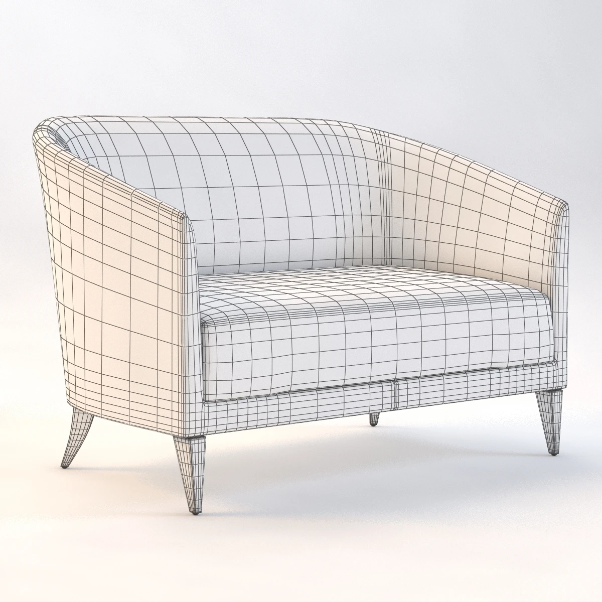 Aurora Lounge Sofa 3D Model_010