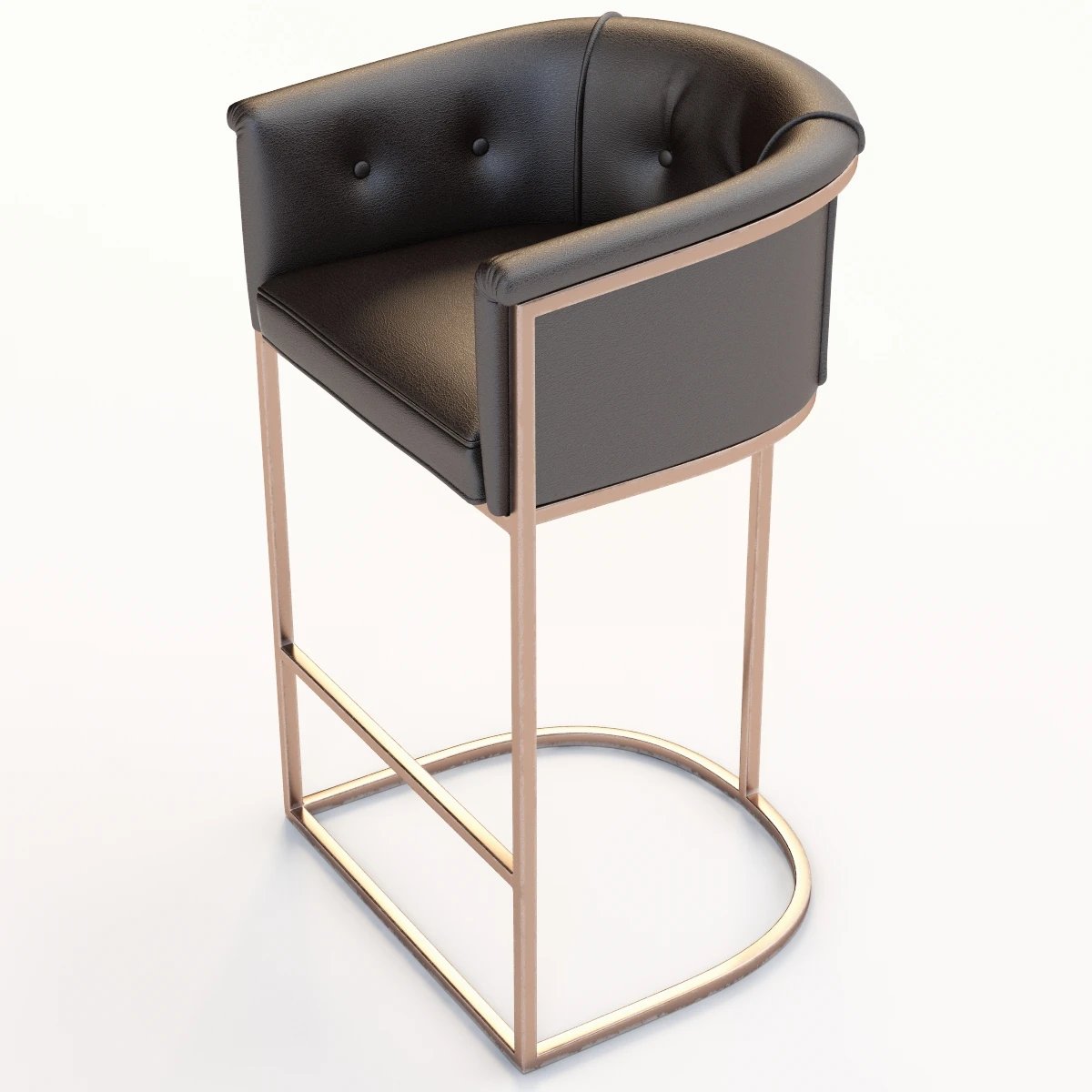 Detail Calvin Barstool 3D Model_010