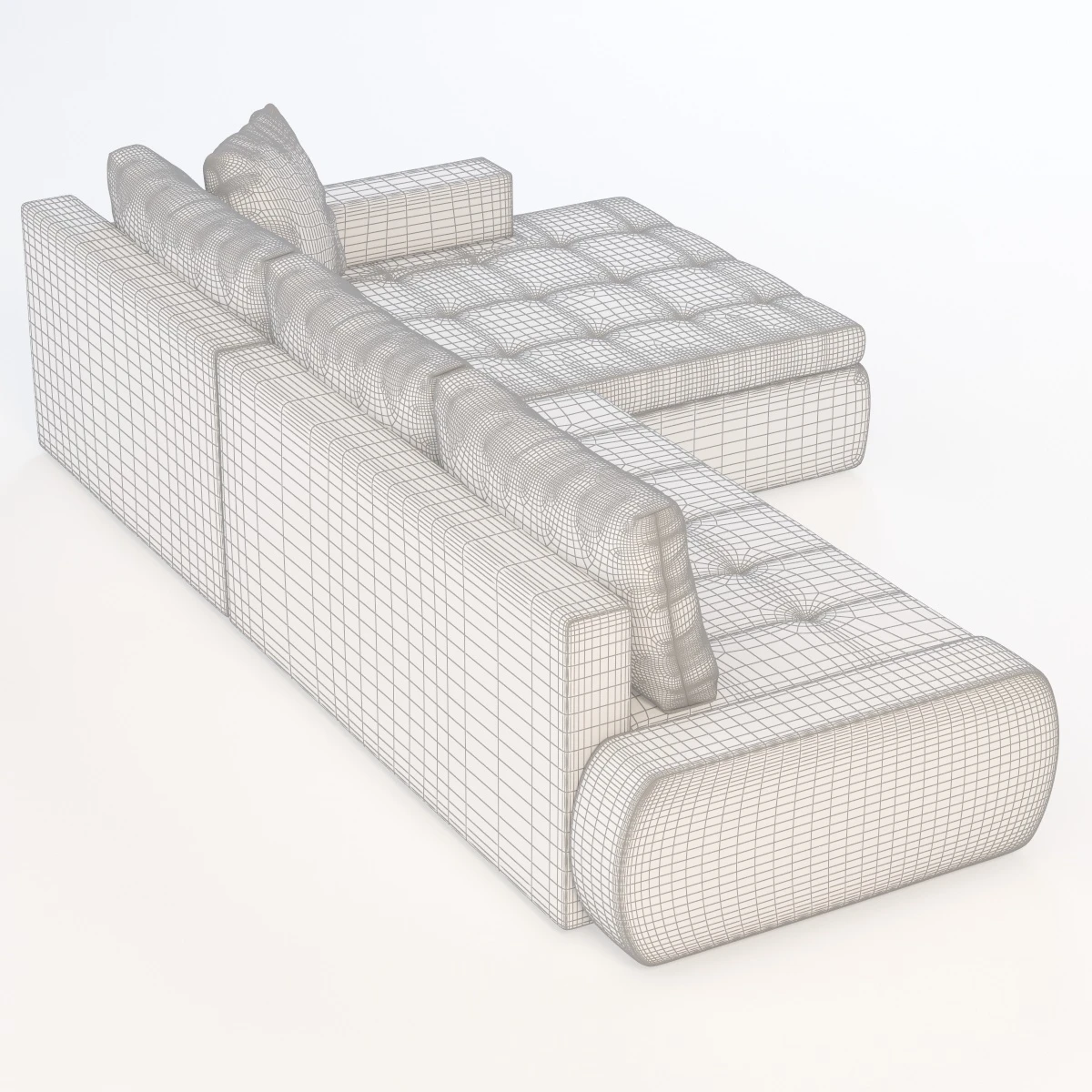 Bella Italia Butorhaz Dandolo L Kanape Sofa 3D Model_011