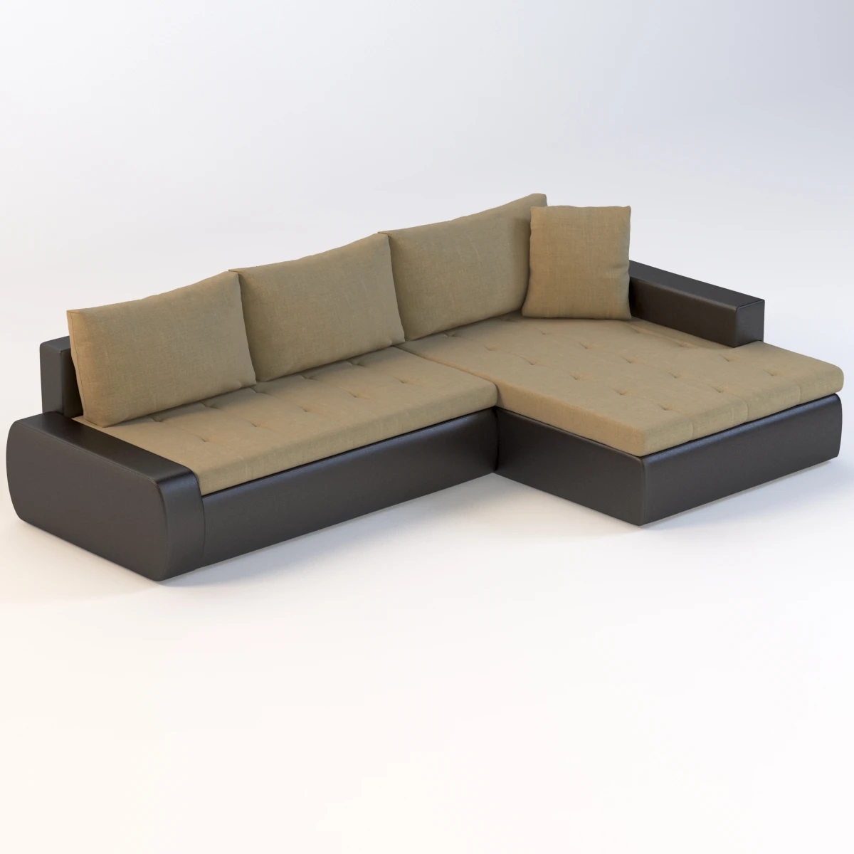 Bella Italia Butorhaz Dandolo L Kanape Sofa 3D Model_01