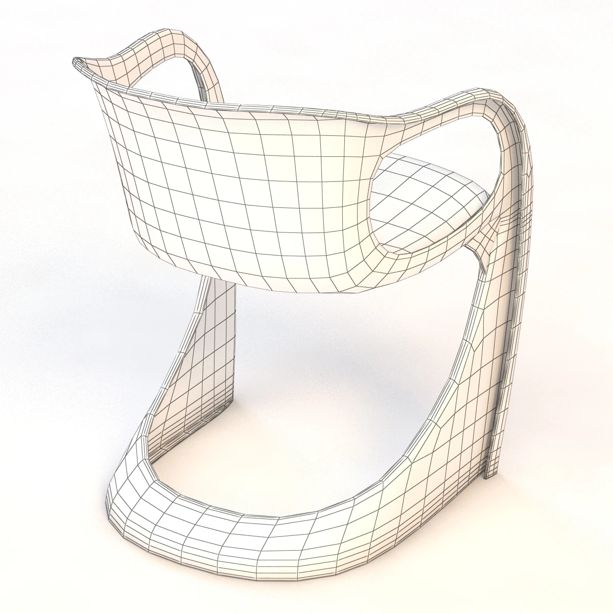 Casalino Dining Chair By Casala 3D Model_012