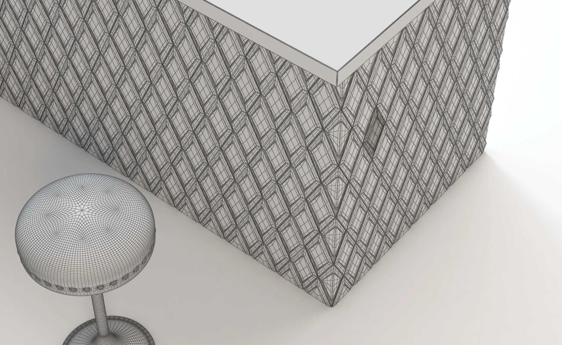 Cash Wrap Desk 3D Model_06