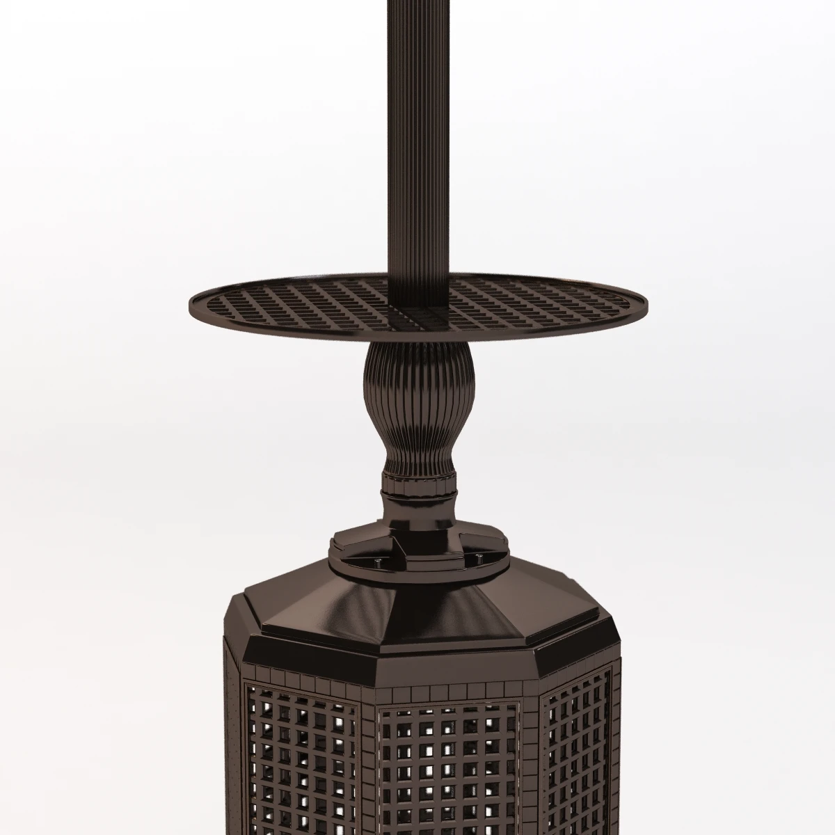 Cast Aluminum Heater 3D Model_06