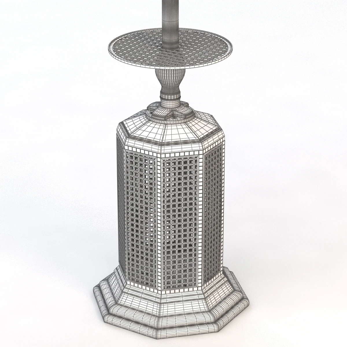Cast Aluminum Heater 3D Model_011