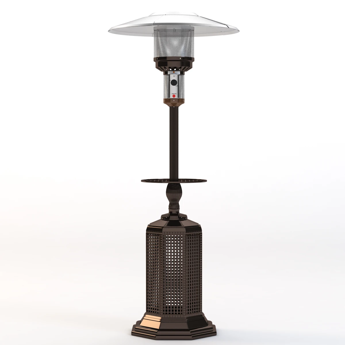 Cast Aluminum Heater 3D Model_08