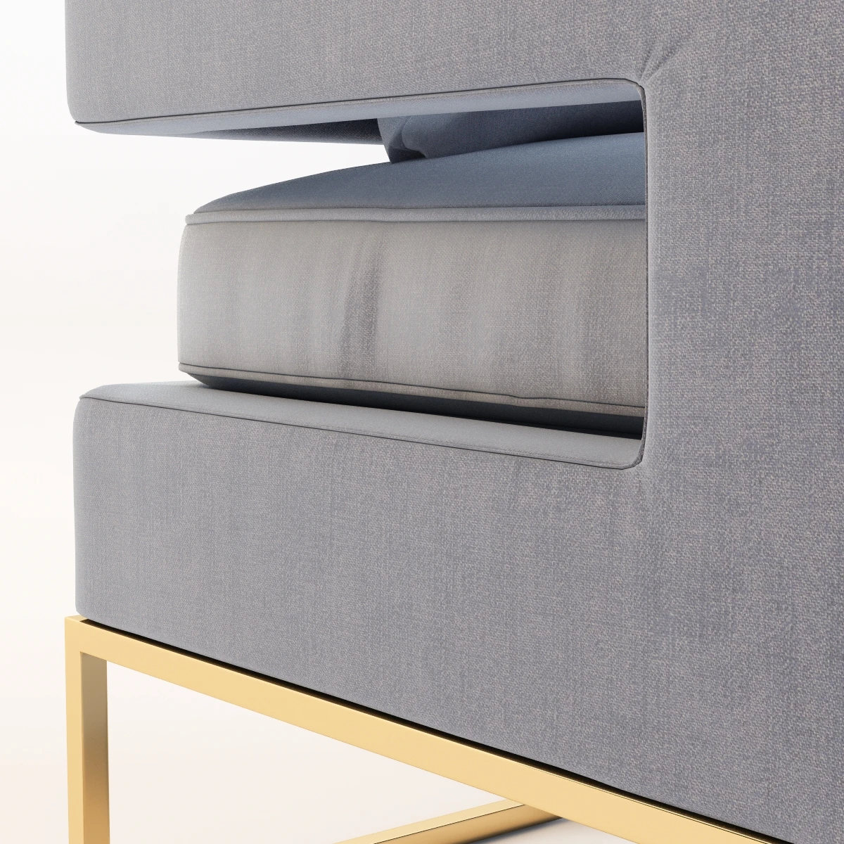 Bevin Velvet Accent Chair 3D Model_05