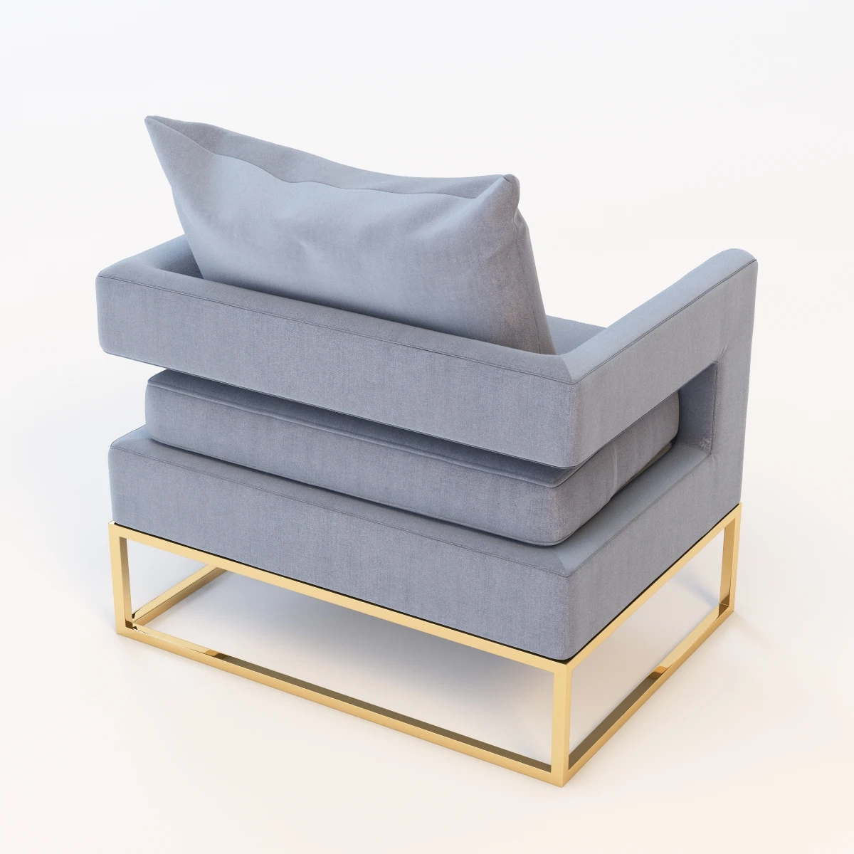 Bevin Velvet Accent Chair 3D Model_04