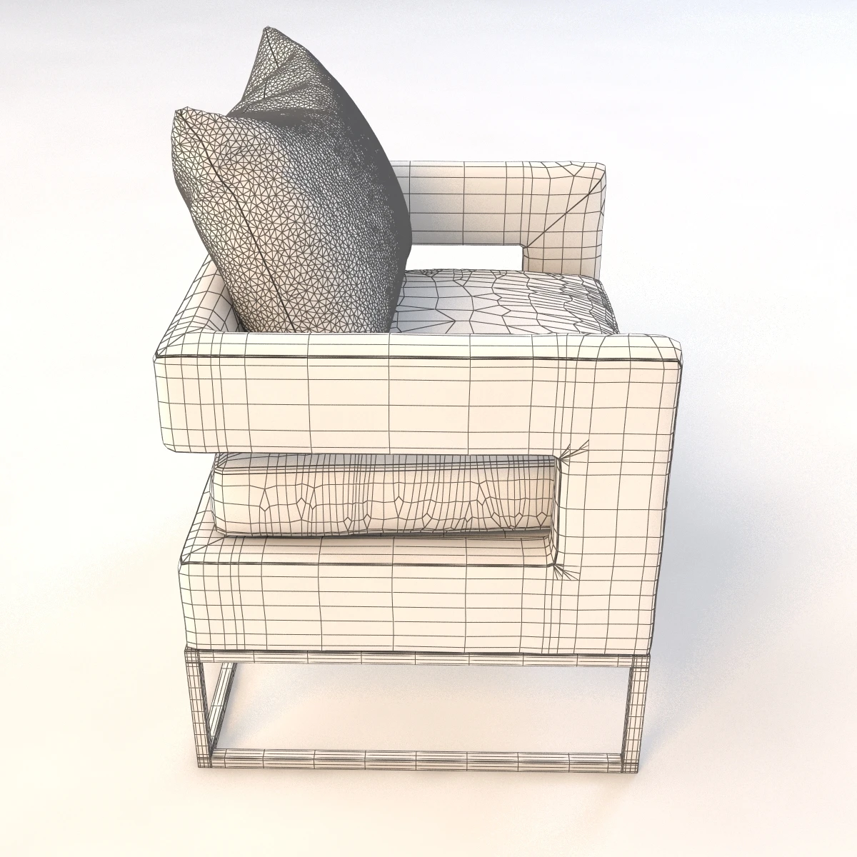 Bevin Velvet Accent Chair 3D Model_011