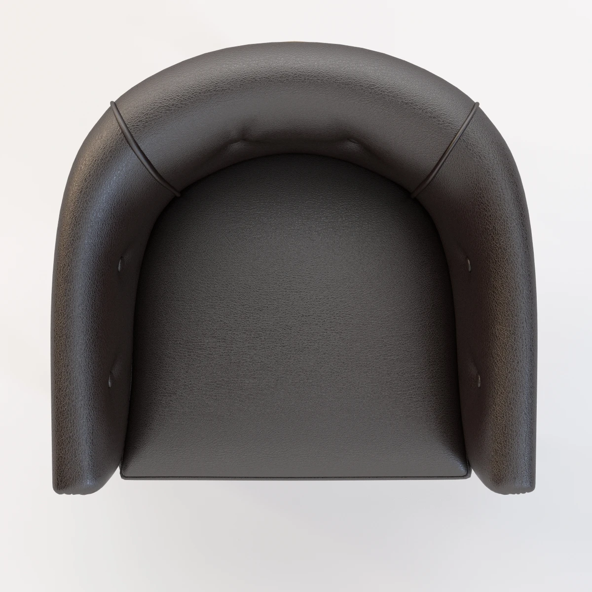 Detail Calvin Black Chair 3D Model_010