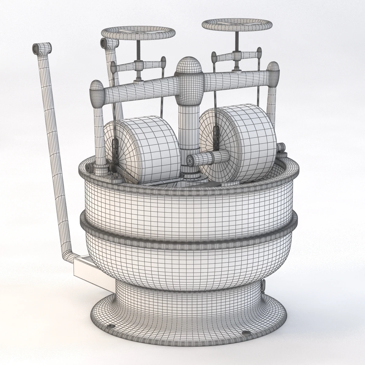 Detail Chocolate Grinder 3D Model_04