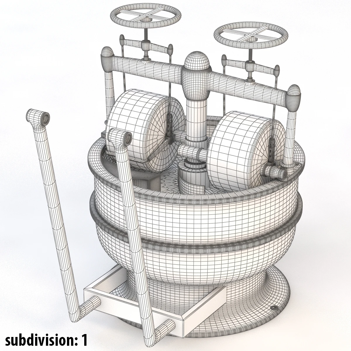 Detail Chocolate Grinder 3D Model_08