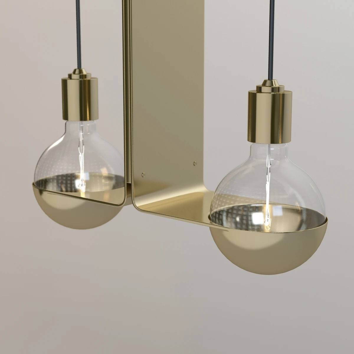 Detail Geneva Chandelier 3D Model_07