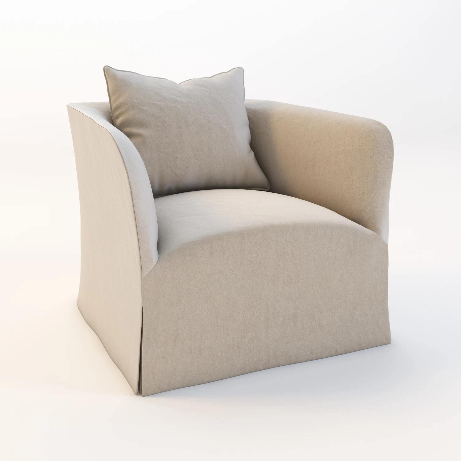 Castellammare Lounge Chair 3D Model_01