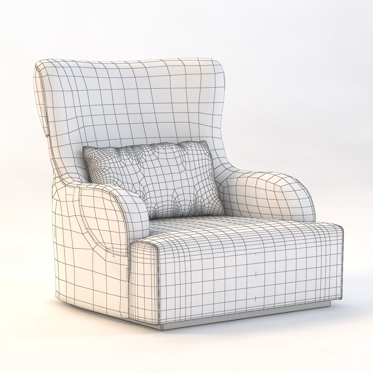 Detail Liu Kuoio Armchair 3D Model_04