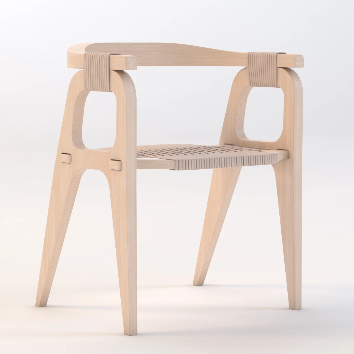 Bind B1 Diy Chair By Studio Klaer 3D Model_01