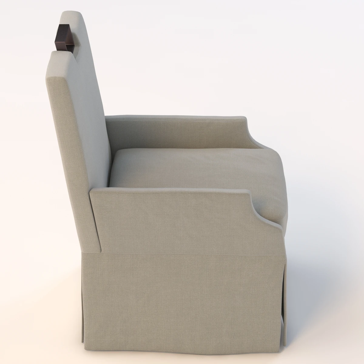 Blair Skirted Dining Chair 3D Model_03