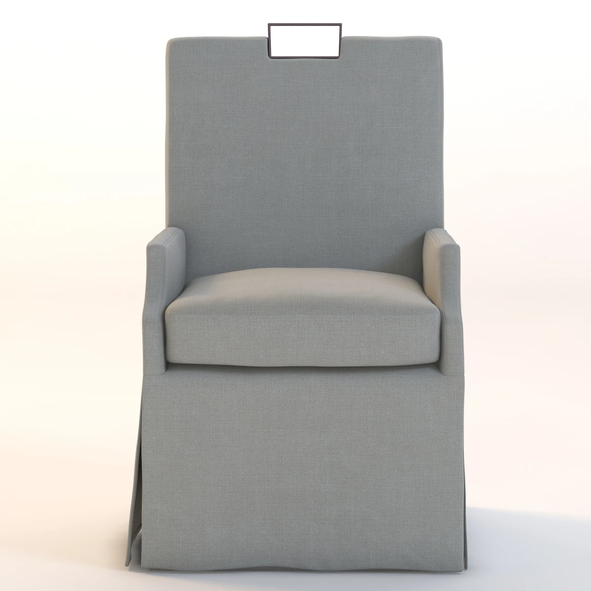 Blair Skirted Dining Chair 3D Model_08