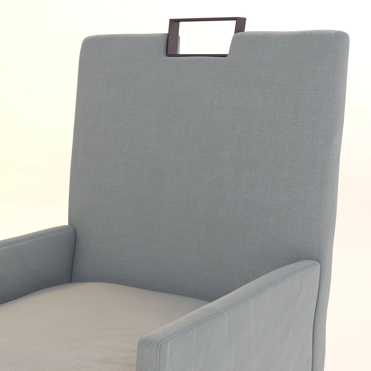 Blair Skirted Dining Chair 3D Model_05