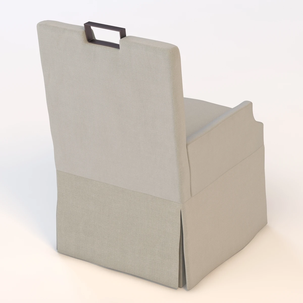 Blair Skirted Dining Chair 3D Model_04