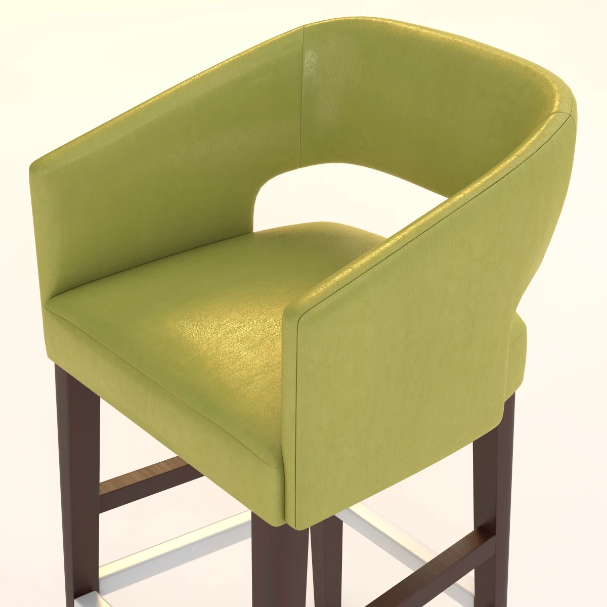 Cc-4065 Leather Barstool 3D Model_05
