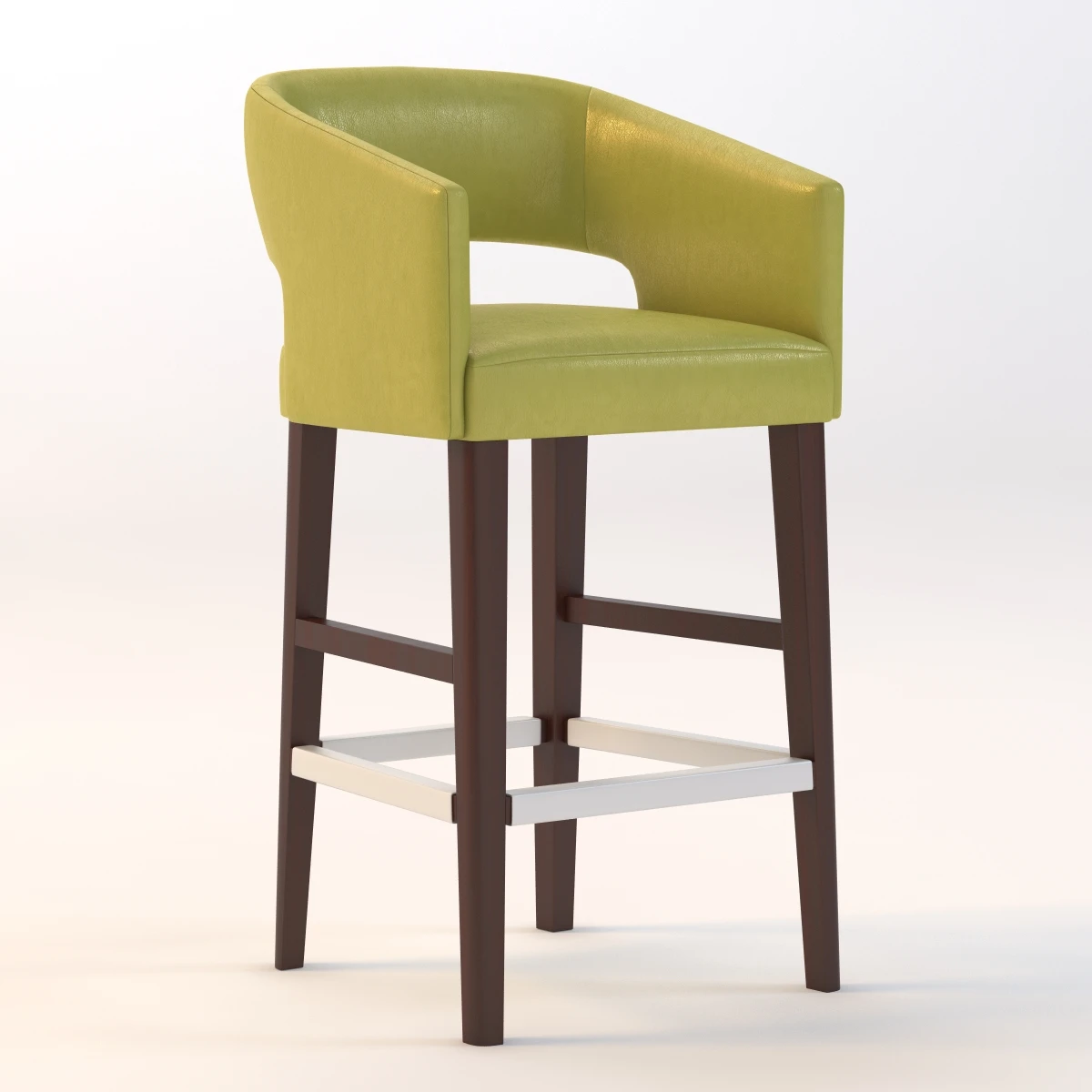 Cc-4065 Leather Barstool 3D Model_01
