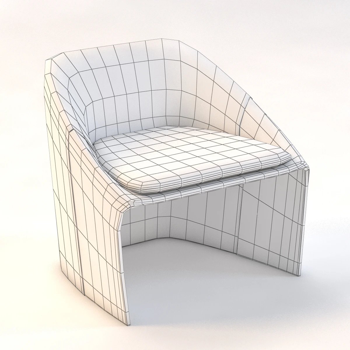 Boke Lounge Chair 3D Model_010
