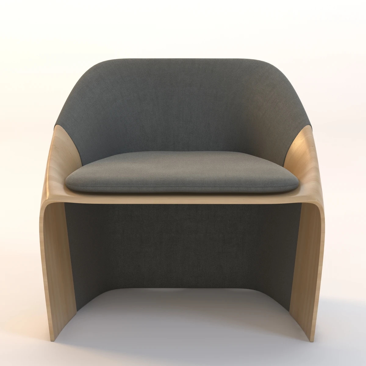 Boke Lounge Chair 3D Model_08