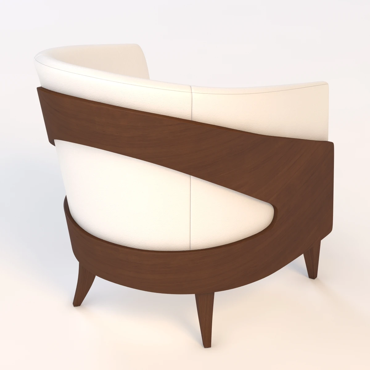 David Edward Aurora Lounge Chair 3D Model_04