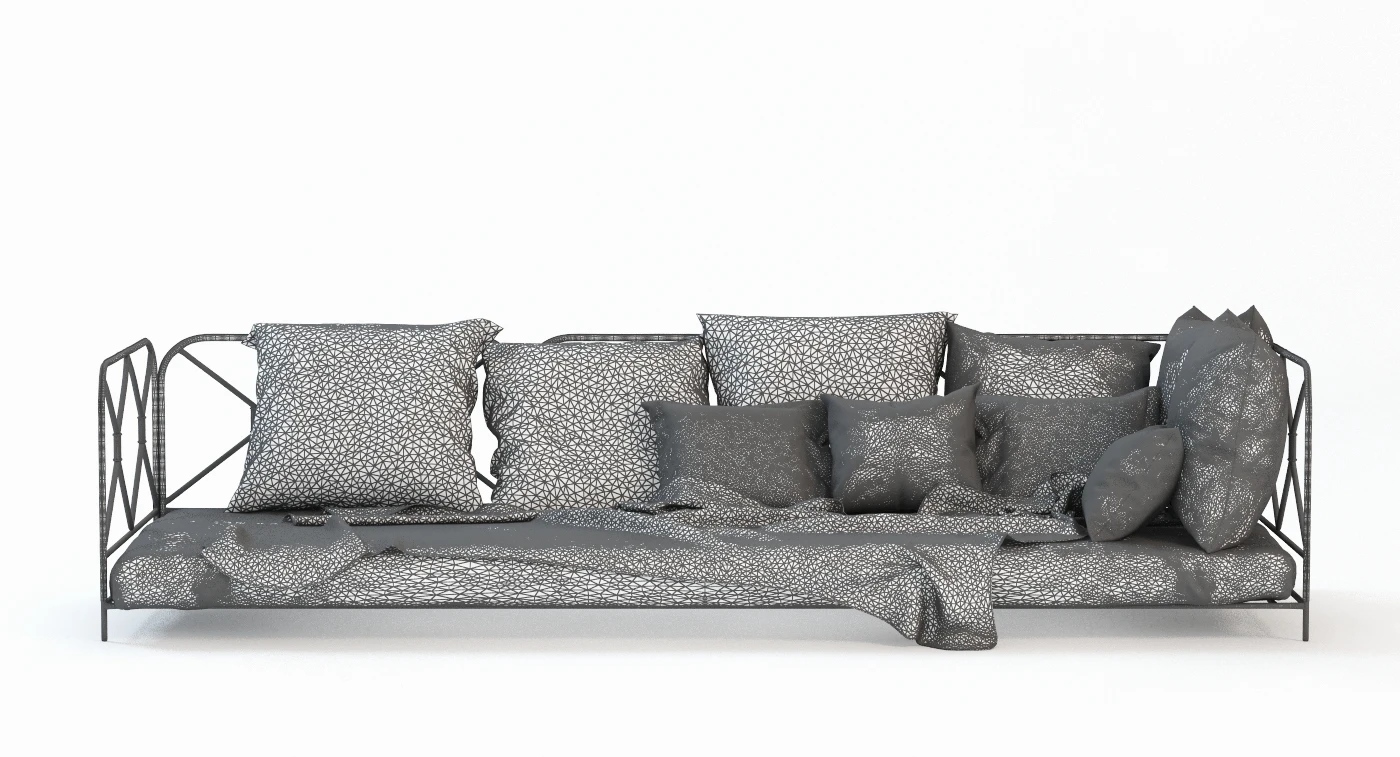Day Bed 3D Model_08