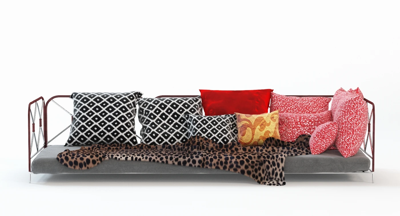 Day Bed 3D Model_03