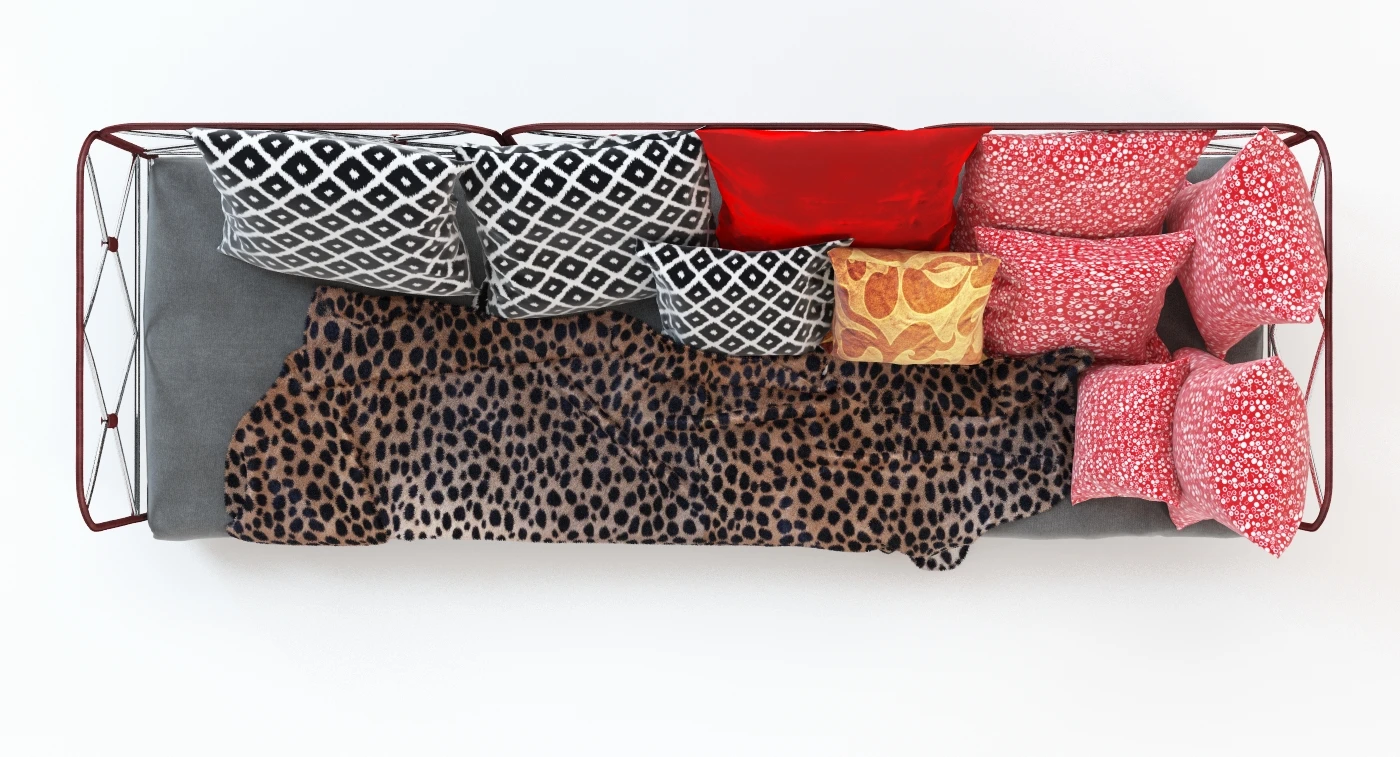 Day Bed 3D Model_07