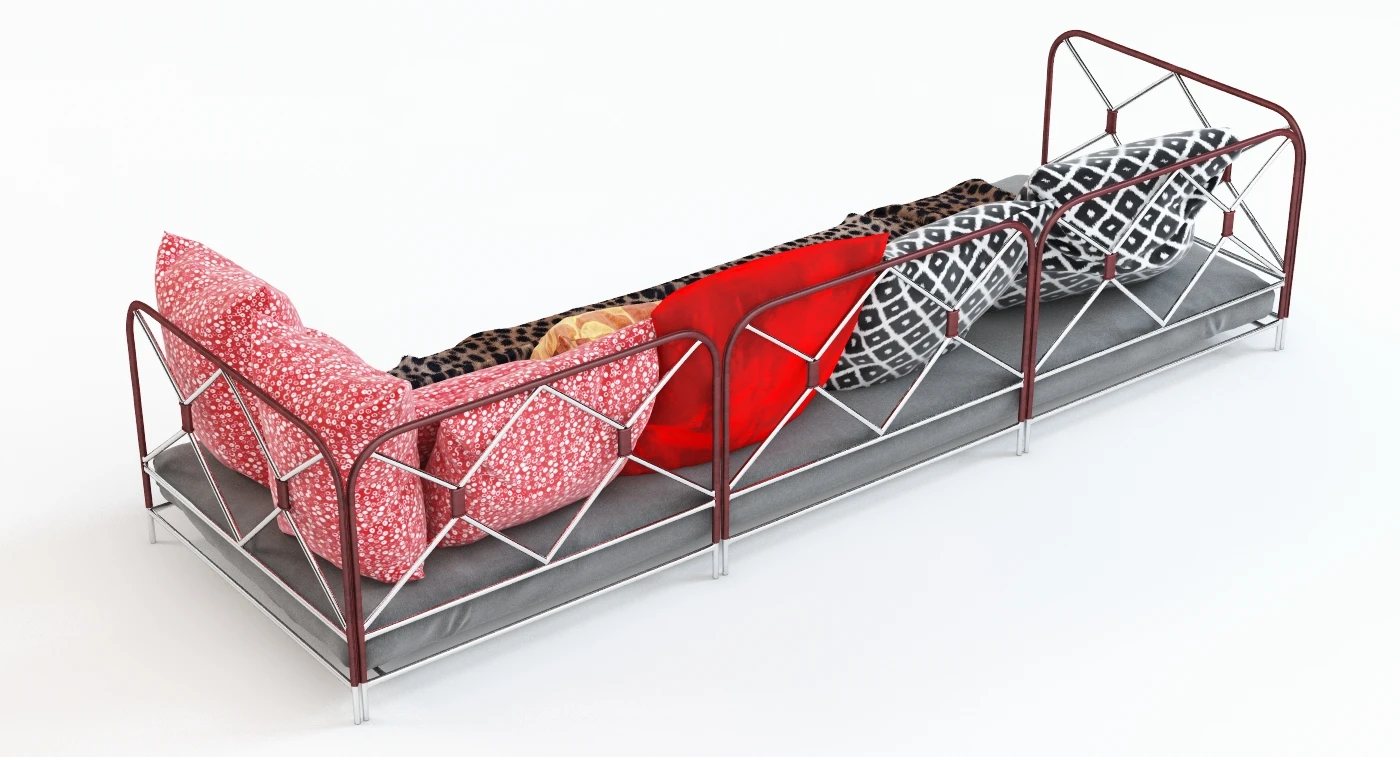 Day Bed 3D Model_04