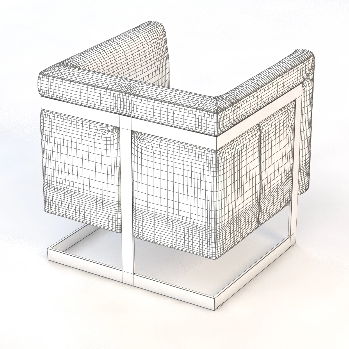 Detail Sunpan Soho Armchair 3D Model_010