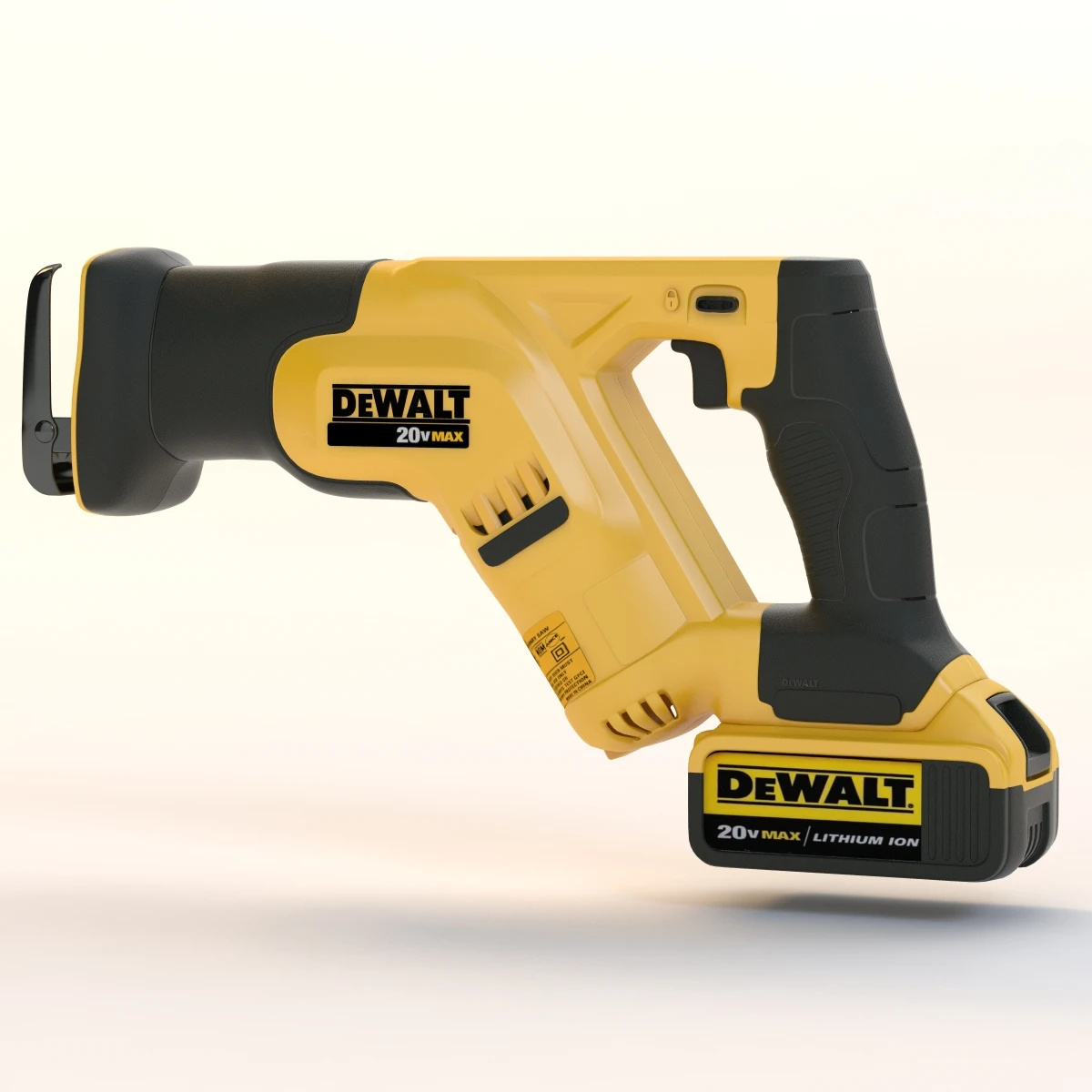 Dewalt 20-Volt Compact Reciprocating Saw 3D Model_06