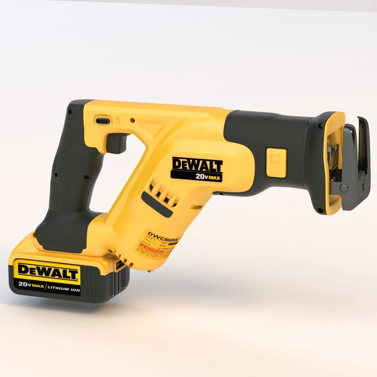 Dewalt 20-Volt Compact Reciprocating Saw 3D Model_04