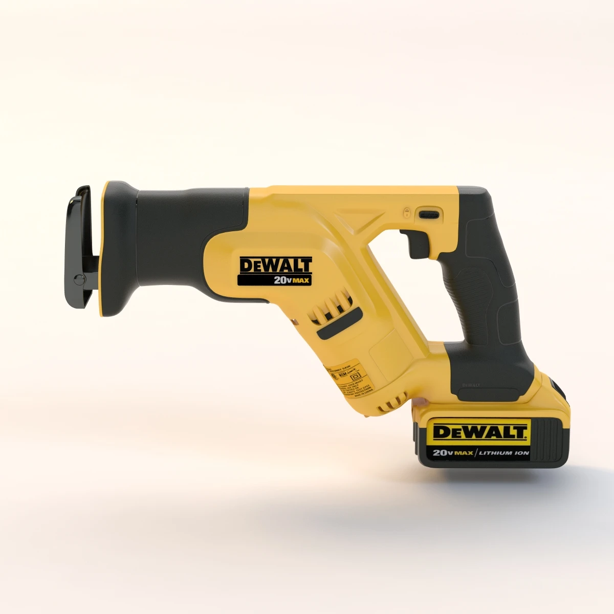 Dewalt 20-Volt Compact Reciprocating Saw 3D Model_08