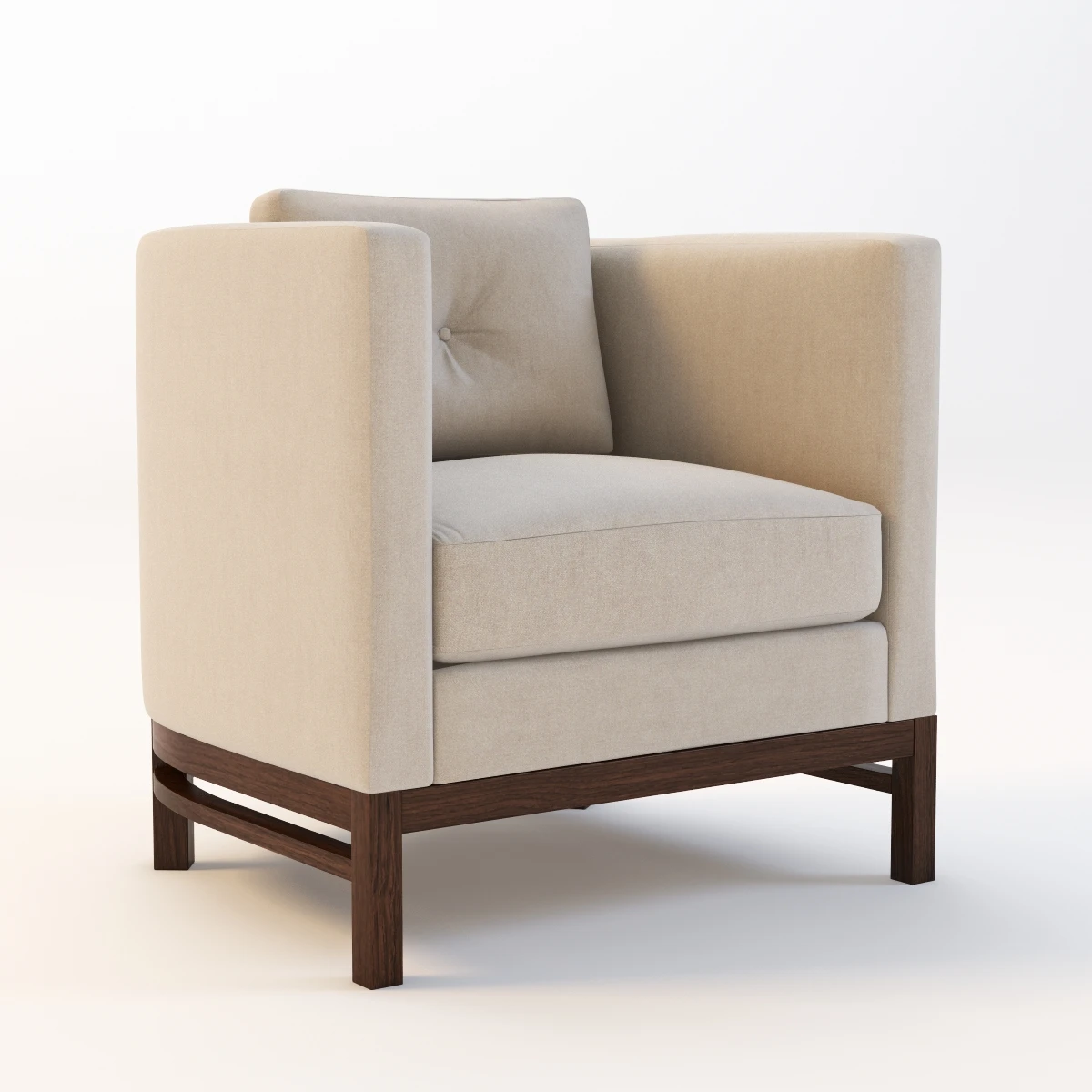 Bolier Domicile Curved Back Lounge Chair 62035 3D Model_01